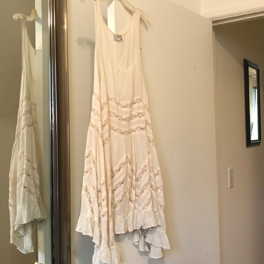 Free People Cream/ivory slip dress - Picture 1 of 1